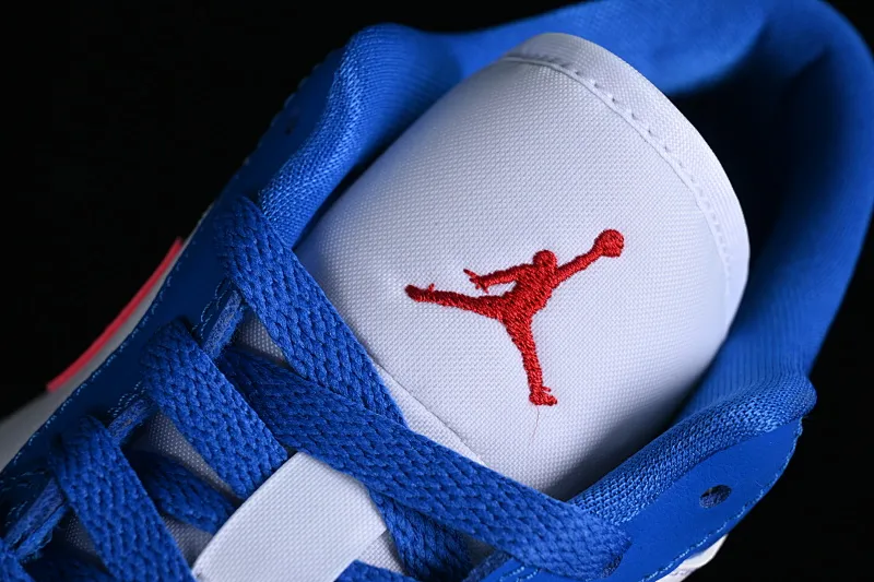 All categories Air Jordan Jordan series basketball shoes Air Jordan 1 Low G version pure original Air Jordan 1 Low "Sport Blue" AJ1 Joe 1 Independence Day color low top basketball shoes DC0774-416